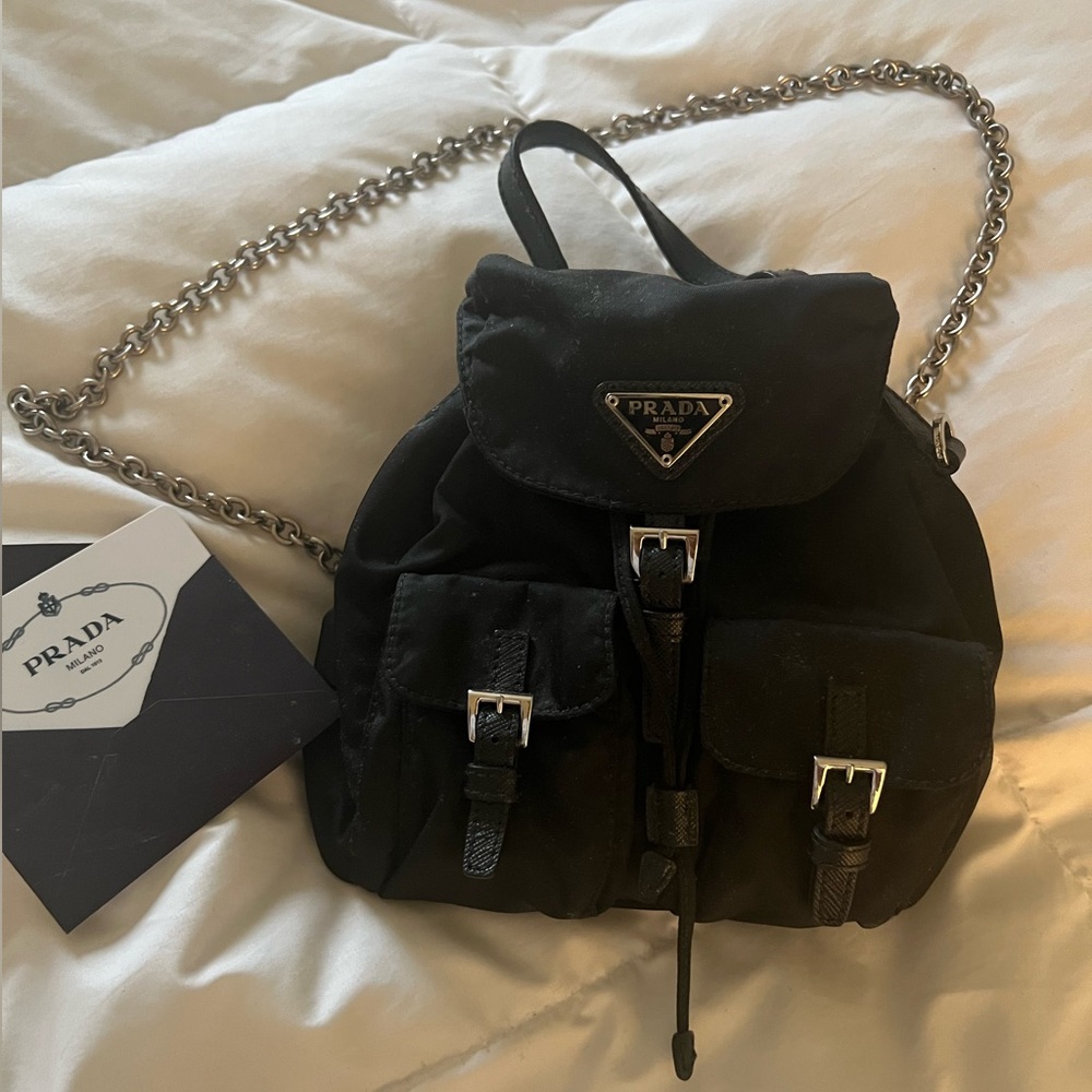 PRADA RE-NYLON MINI BACKPACK - Picture 9 of 13
